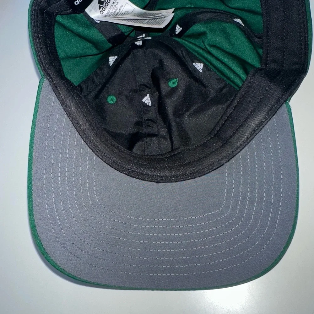 Adidas “Miami” University of Miami Hat Green Orange One Size Adjustable Back